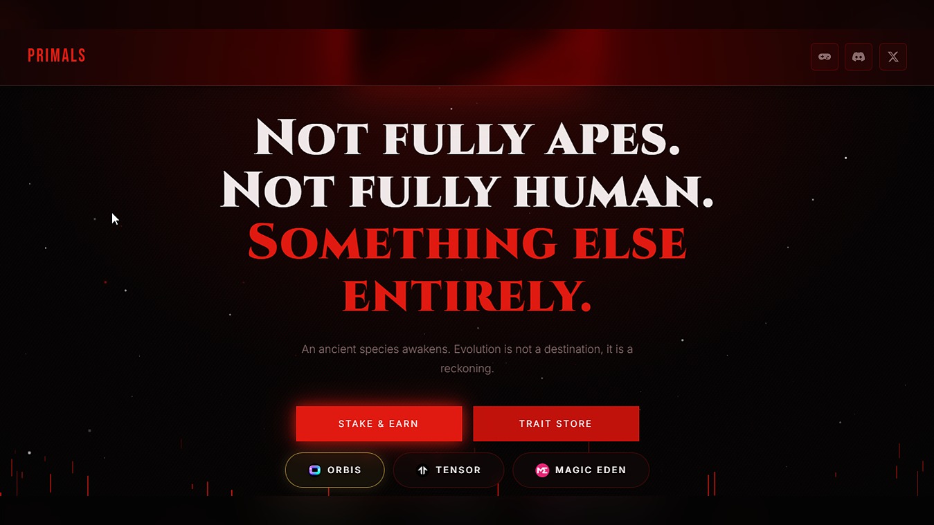 The Primals website